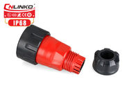 2 Pin 25A 1/4 Bayonet Plastic Electrical Connector M24 Male Female